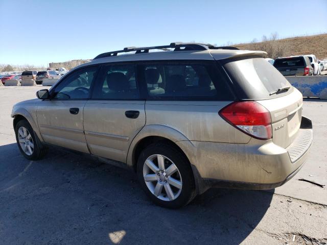 4S4BP61C496336949 - 2009 SUBARU OUTBACK 2.5I GOLD photo 2