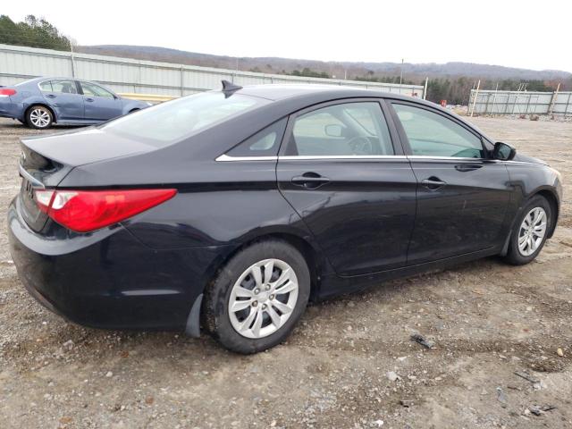 5NPEB4AC9BH145057 - 2011 HYUNDAI SONATA GLS BLACK photo 3