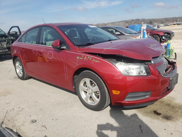 1G1PF5S93B7127110 - 2011 CHEVROLET CRUZE LT RED photo 4