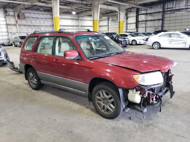 JF1SG676X8H709457 - 2008 SUBARU FORESTER 2.5X LL BEAN RED photo 4