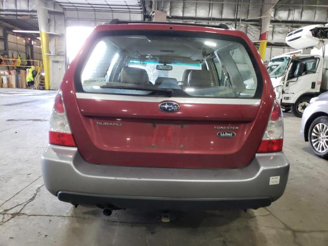 JF1SG676X8H709457 - 2008 SUBARU FORESTER 2.5X LL BEAN RED photo 6