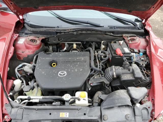 1YVHZ8BH7B5M05363 - 2011 MAZDA 6 I RED photo 11