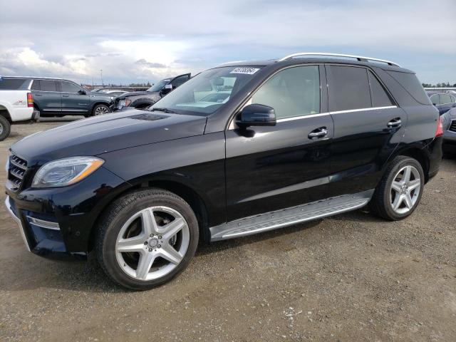 4JGDA5HB0FA584643 - 2015 MERCEDES-BENZ ML 350 4MATIC BLACK photo 1