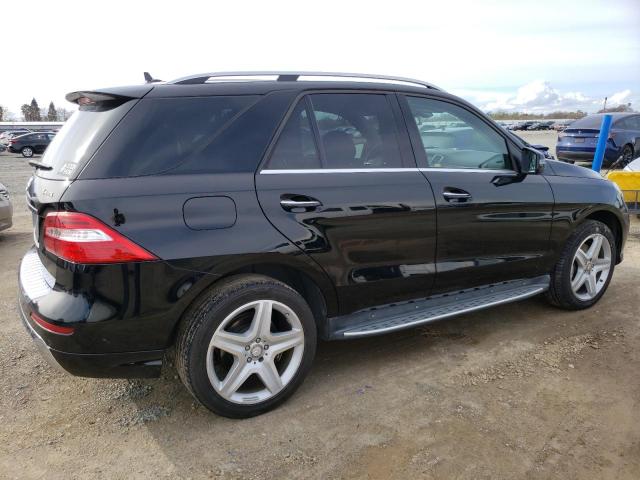 4JGDA5HB0FA584643 - 2015 MERCEDES-BENZ ML 350 4MATIC BLACK photo 3