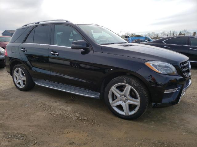 4JGDA5HB0FA584643 - 2015 MERCEDES-BENZ ML 350 4MATIC BLACK photo 4