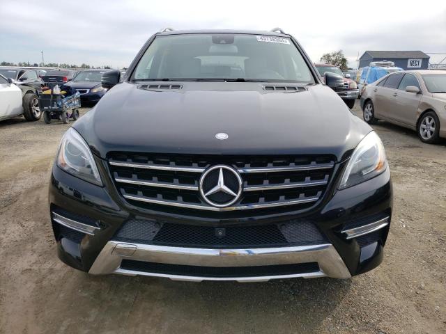 4JGDA5HB0FA584643 - 2015 MERCEDES-BENZ ML 350 4MATIC BLACK photo 5