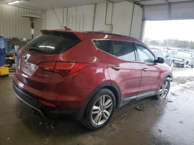 5XYZW3LA0EG192372 - 2014 HYUNDAI SANTA FE S RED photo 3