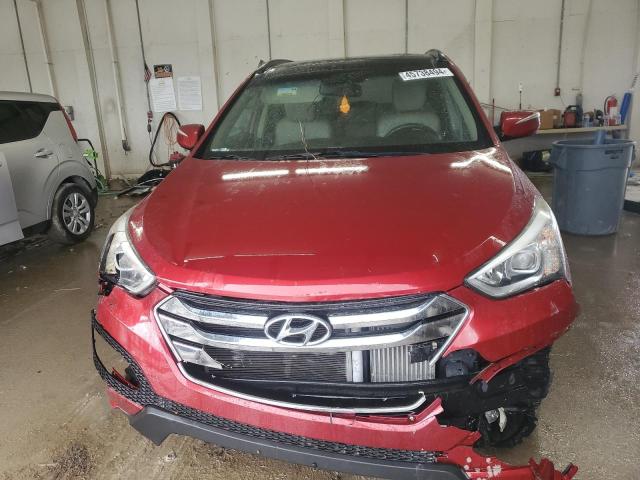 5XYZW3LA0EG192372 - 2014 HYUNDAI SANTA FE S RED photo 5