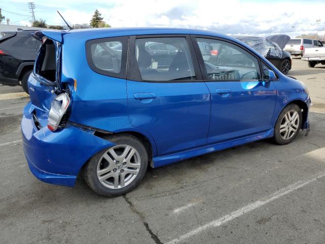 JHMGD38687S013900 - 2007 HONDA FIT S BLUE photo 3