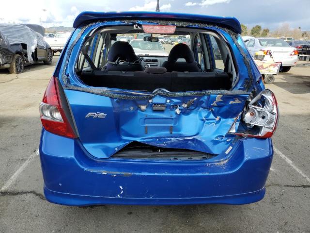 JHMGD38687S013900 - 2007 HONDA FIT S BLUE photo 6