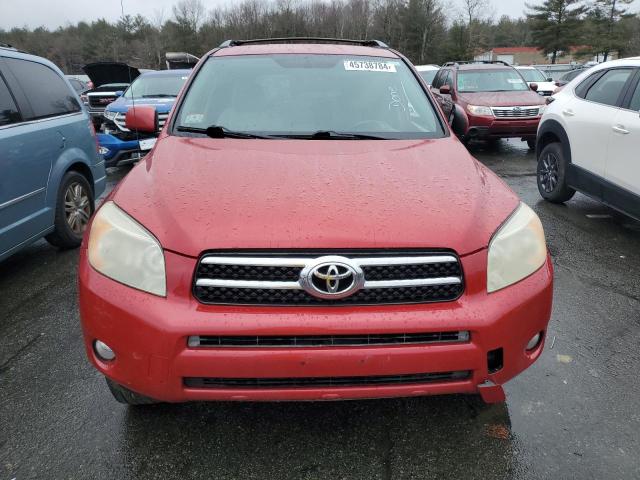 JTMBD34V885202622 - 2008 TOYOTA RAV4 LIMITED RED photo 5