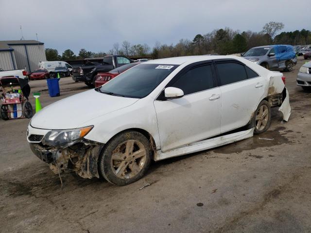 4T1BF1FK6EU313796 - 2014 TOYOTA CAMRY L WHITE photo 1