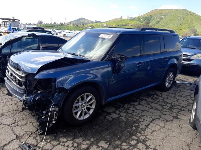 2FMGK5B86KBA33705 - 2019 FORD FLEX SE BLUE photo 1