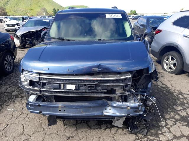 2FMGK5B86KBA33705 - 2019 FORD FLEX SE BLUE photo 5