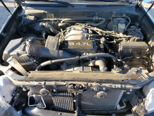 5TBRT3412YS054940 - 2000 TOYOTA TUNDRA ACCESS CAB შავი ფოტო 11