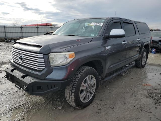 5TFAW5F11EX405069 - 2014 TOYOTA TUNDRA CREWMAX PLATINUM ნაცრისფერი ფოტო 1