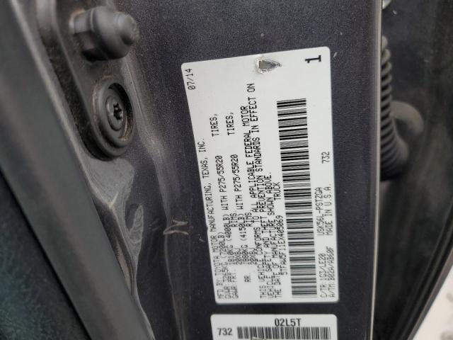 5TFAW5F11EX405069 - 2014 TOYOTA TUNDRA CREWMAX PLATINUM ნაცრისფერი ფოტო 13