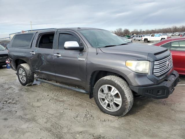 5TFAW5F11EX405069 - 2014 TOYOTA TUNDRA CREWMAX PLATINUM ნაცრისფერი ფოტო 4