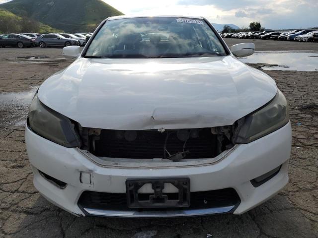 1HGCR2F84EA002235 - 2014 HONDA ACCORD EXL WHITE photo 5