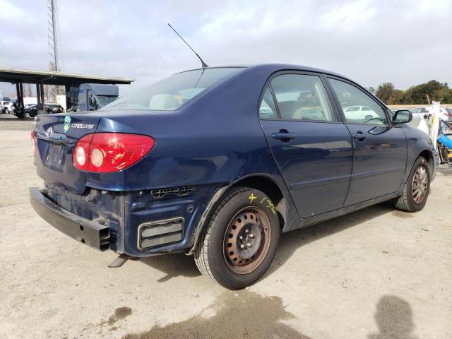 1NXBR32E25Z446168 - 2005 TOYOTA COROLLA CE BLUE photo 3