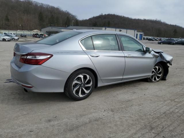 1HGCR2F82HA026652 - 2017 HONDA ACCORD EXL SILVER photo 3