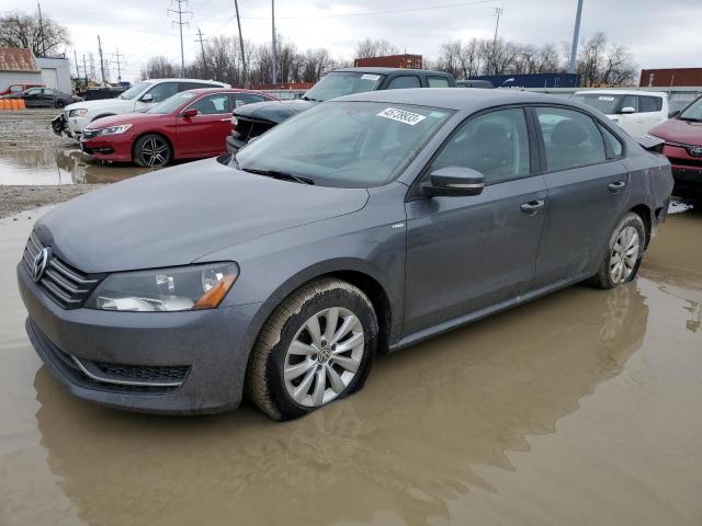 1VWAS7A36EC115995 - 2014 VOLKSWAGEN PASSAT S GRAY photo 1