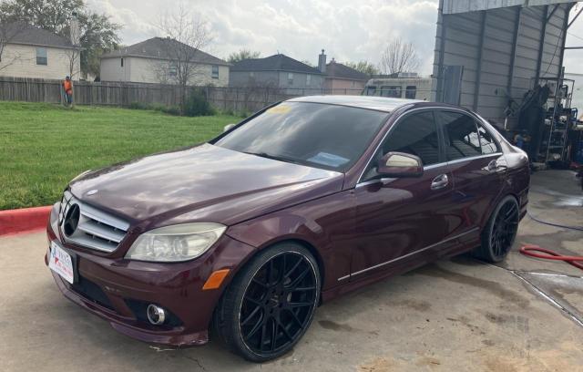 WDDGF54X29R067876 - 2009 MERCEDES-BENZ C 300 BURGUNDY photo 2