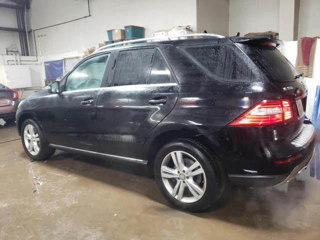 4JGDA5HB7EA332869 - 2014 MERCEDES-BENZ ML 350 4MATIC BLACK photo 2