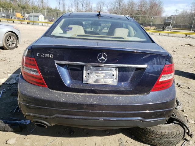 WDDGJ4HB6CF920568 - 2012 MERCEDES-BENZ C 250 BLUE photo 6