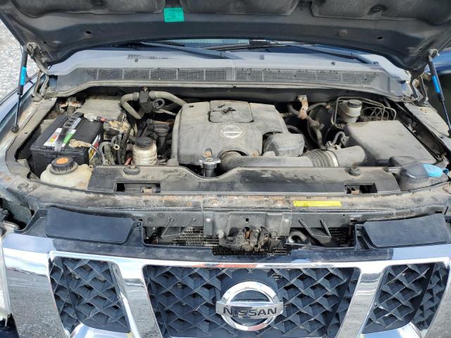 1N6AA07C18N322577 - 2008 NISSAN TITAN XE BLUE photo 11