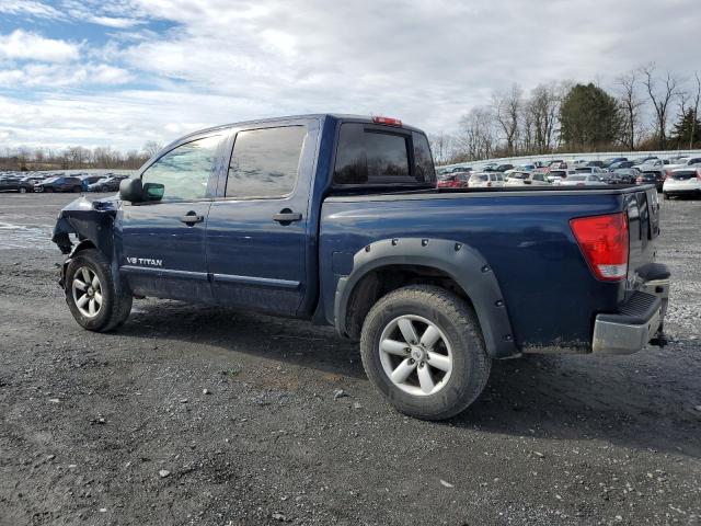 1N6AA07C18N322577 - 2008 NISSAN TITAN XE BLUE photo 2