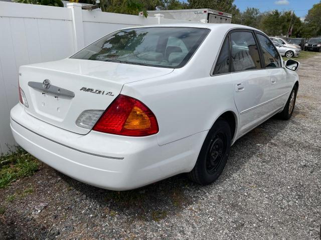 4T1BF28BXYU042541 - 2000 TOYOTA AVALON XL WHITE photo 4