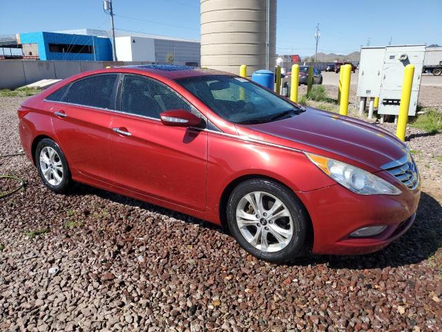 5NPEC4AC4DH570394 - 2013 HYUNDAI SONATA SE RED photo 4