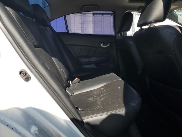 19XFB2F90FE260940 - 2015 HONDA CIVIC EXL WHITE photo 10