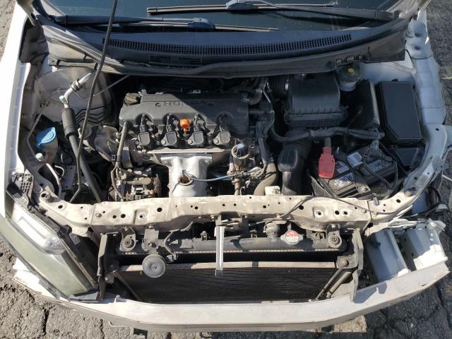 19XFB2F90FE260940 - 2015 HONDA CIVIC EXL WHITE photo 11