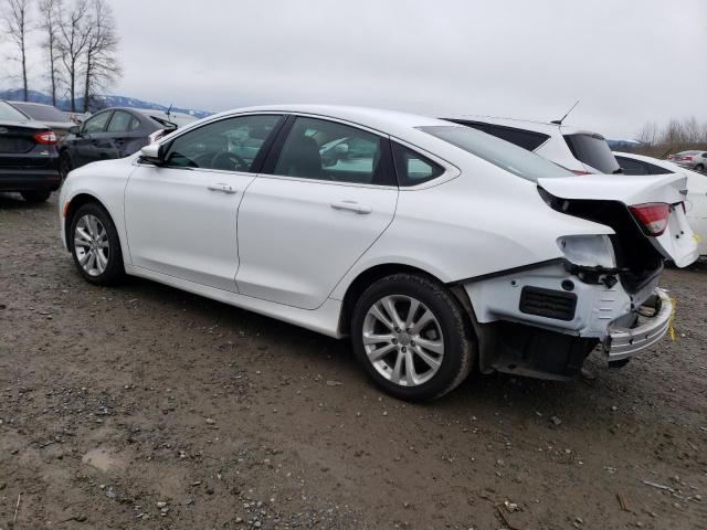 1C3CCCAB1GN129436 - 2016 CHRYSLER 200 LIMITED WHITE photo 2