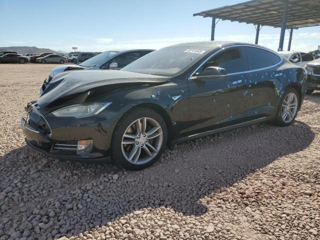 5YJSA1E19FF115039 - 2015 TESLA MODEL S BLACK photo 1
