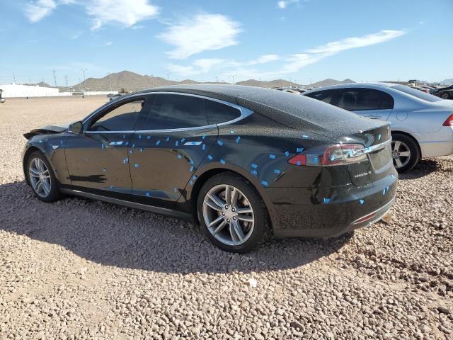 5YJSA1E19FF115039 - 2015 TESLA MODEL S BLACK photo 2