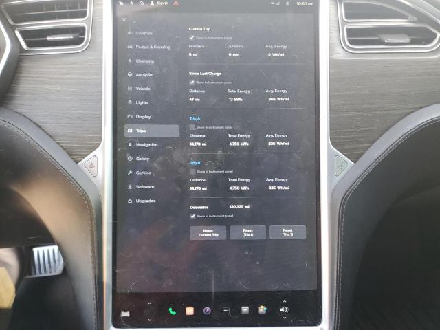 5YJSA1E19FF115039 - 2015 TESLA MODEL S BLACK photo 9