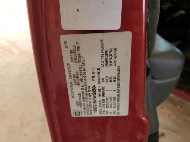 1GNCS13W7W2288004 - 1998 CHEVROLET BLAZER RED photo 14