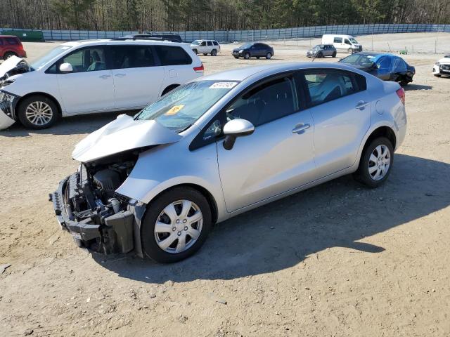 KNADM4A31D6219040 - 2013 KIA RIO LX SILVER photo 1