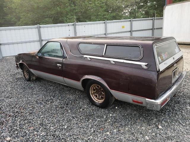 3GCCW80H8FS920881 - 1985 CHEVROLET EL CAMINO MAROON photo 2