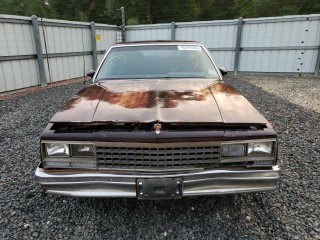 3GCCW80H8FS920881 - 1985 CHEVROLET EL CAMINO MAROON photo 5