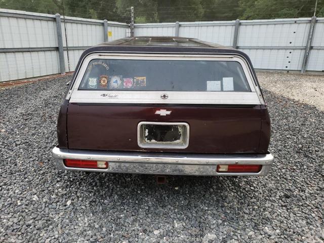 3GCCW80H8FS920881 - 1985 CHEVROLET EL CAMINO MAROON photo 6