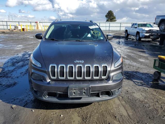 1C4PJMCS7HW556198 - 2017 JEEP CHEROKEE LATITUDE GRAY photo 5