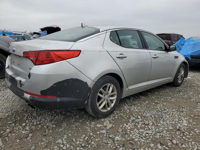 KNAGM4A71D5391641 - 2013 KIA OPTIMA LX SILVER photo 3