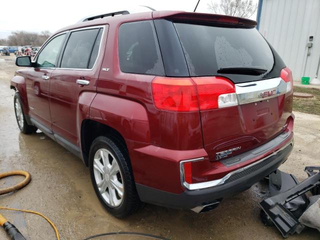 2GKFLUE33H6113539 - 2017 GMC TERRAIN SLT MAROON photo 2