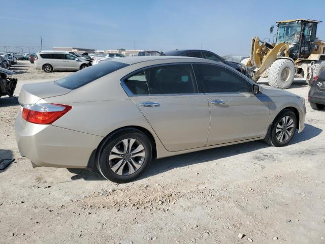 1HGCR2F3XDA184283 - 2013 HONDA ACCORD LX GOLD photo 3