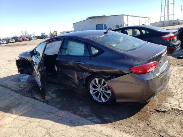 1C3CCCBG9FN614237 - 2015 CHRYSLER 200 S GRAY photo 2