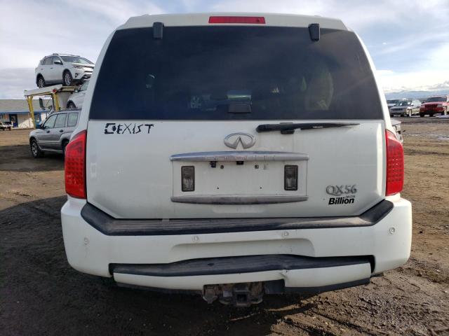 5N3AA08C15N806314 - 2005 INFINITI QX56 WHITE photo 6